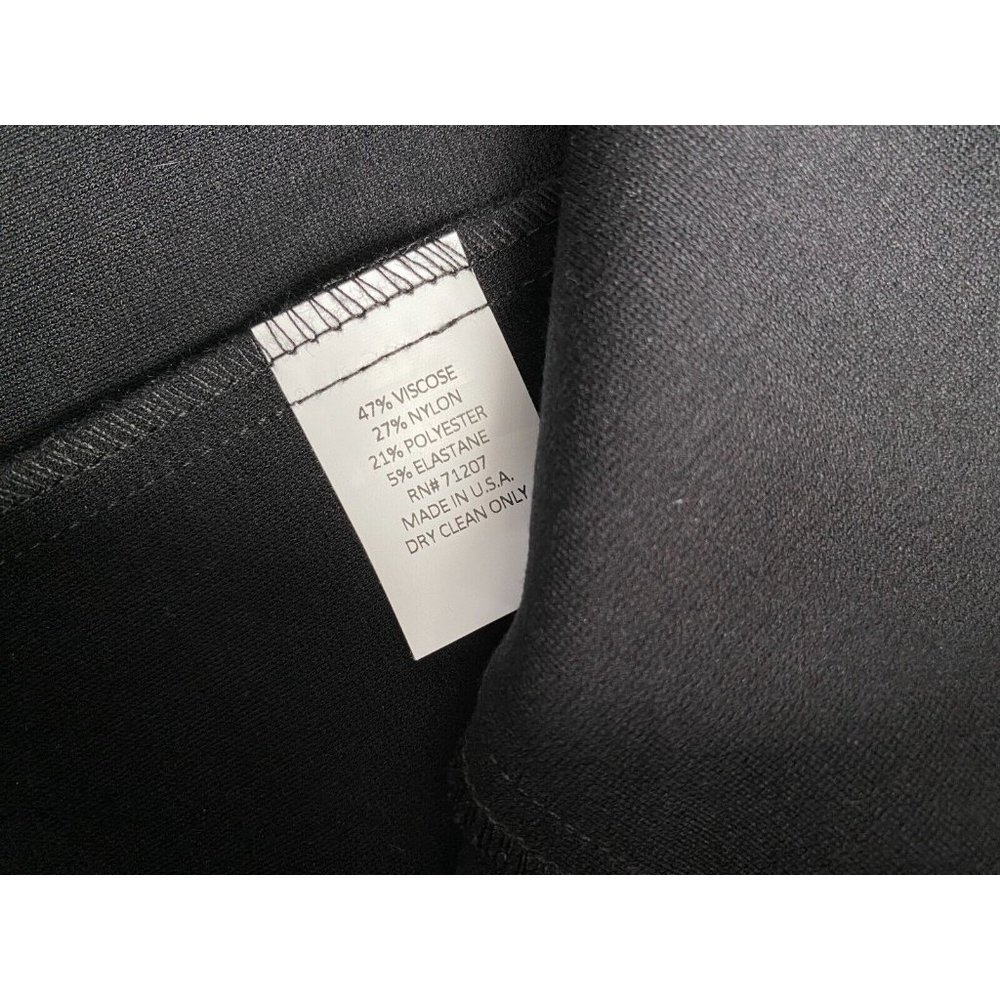 NWT Womens J'ENVIE new york black blazer jacket stretch size 6 - Picture 8 of 11